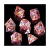 Mini Planet Juego de dados DND poliédricos con bordes_1