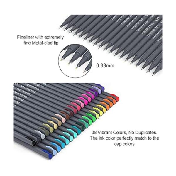 Smart Color Art Bolígrafos de colores 38 bolígrafos de