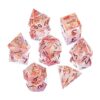 Mini Planet Juego de dados DND poliédricos con bordes_2
