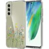 Unov Funda compatible con Galaxy S21 FE transparente con_1
