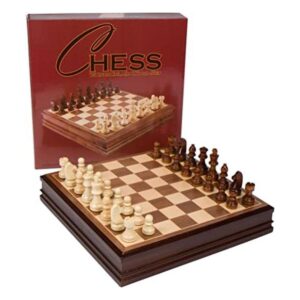 Catherine juego de tablero de madera incrustada de ajedrez_1