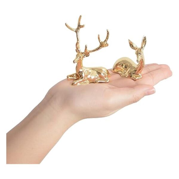 Ardax Figura decorativa de ciervo diseño de animales_2