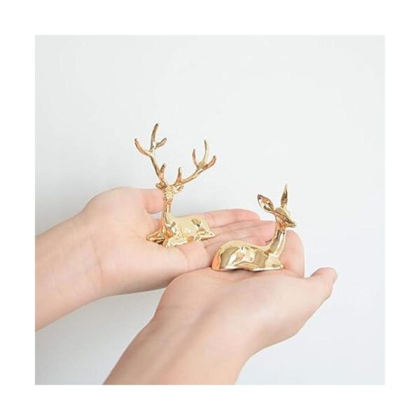 Ardax Figura decorativa de ciervo diseño de animales_5