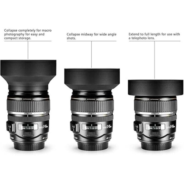 Ultra Deluxe Kit de lentes para Canon EOS M50 Mark II con_2