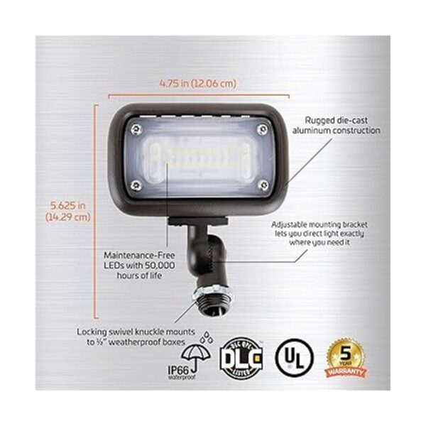 Newhouse Lighting WW15BRZ2 Inundación LED de aluminio