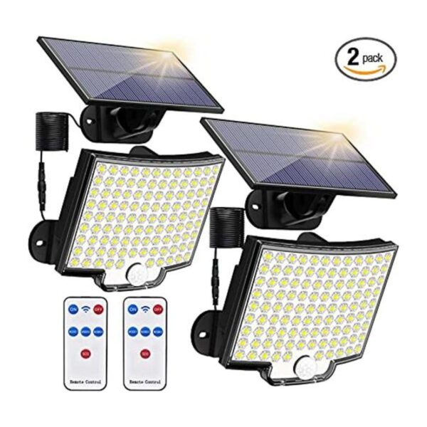 Luces solares para exteriores 106 luces LED de 3000 lm_1