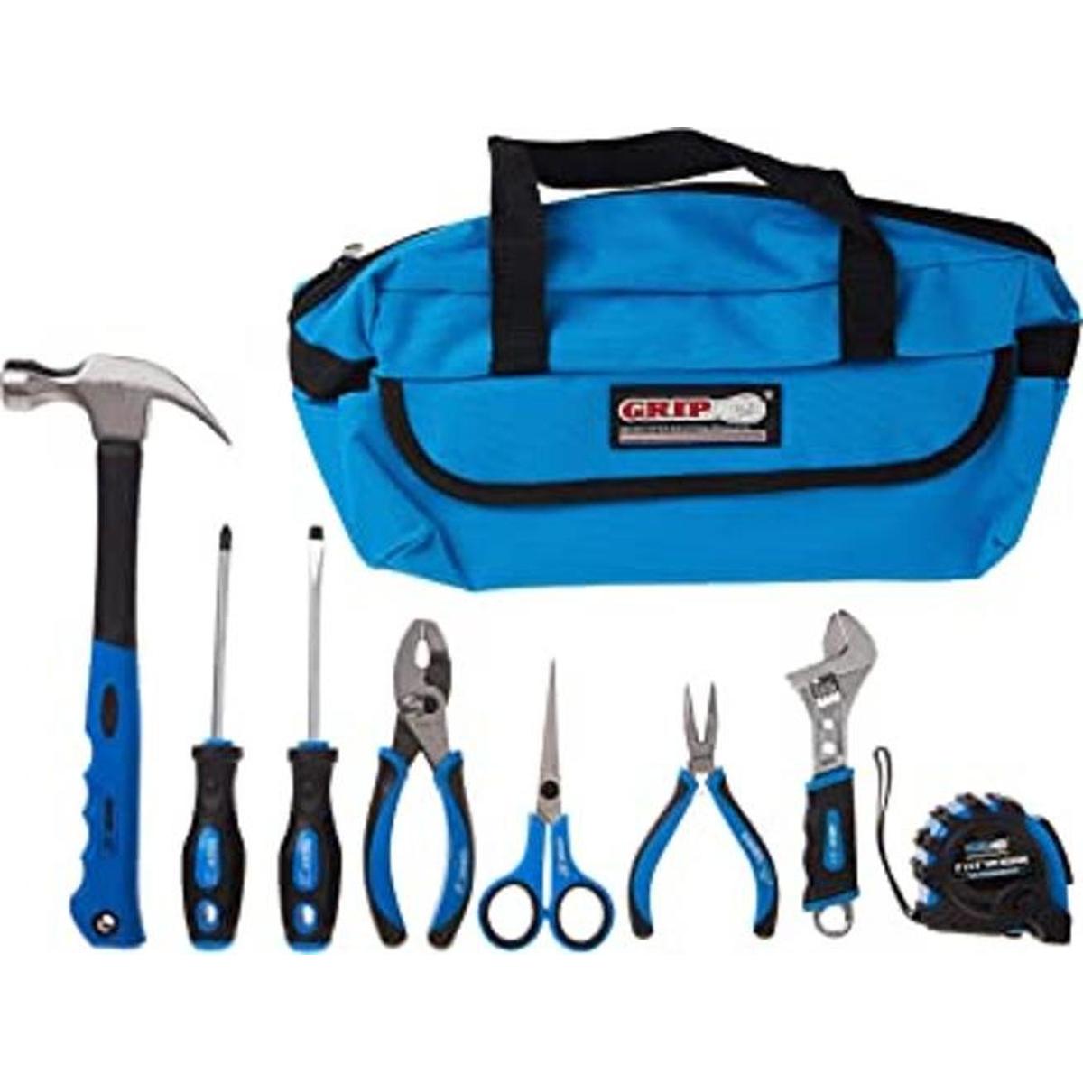 Grip Kit de herramientas para niños de 9 piezas