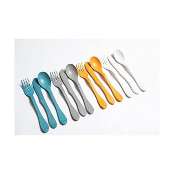 KNORK Eco Juego de cubiertos reutilizables de bambú_3