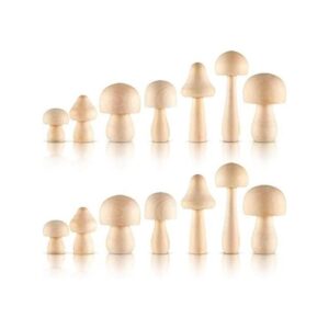 15 hongos de madera sin terminar para manualidades hongos_1