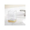 MDesign Vaso cuadrado moderno para encimera de baño para_3