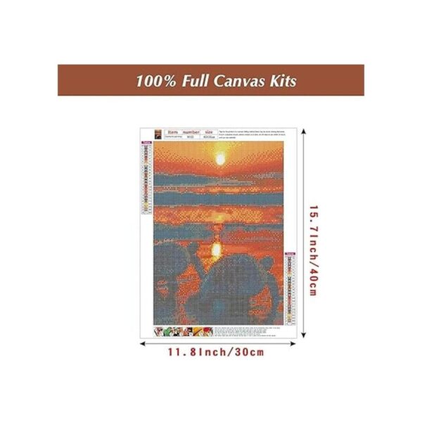 Tkemeim Kit de pintura de diamante 5D para adultos