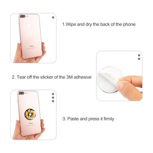 Bonoma Soporte de anillo para teléfono celular paquete de_2