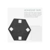 Navaris Juego de 6 tablones hexagonales de fieltro 5.9 x_3