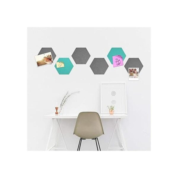 Navaris Juego de 6 tablones hexagonales de fieltro 5.9 x_6
