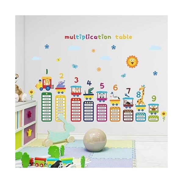 Animales 99 multiplicación tabla pegatinas pared mesa de