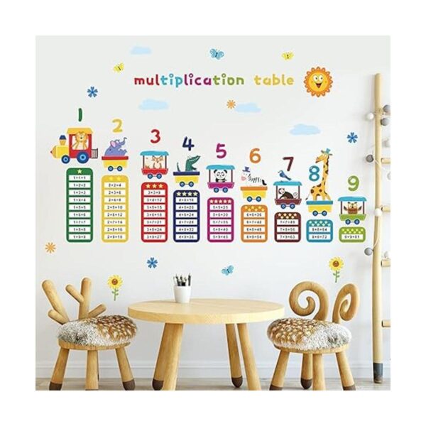 Animales 99 multiplicación tabla pegatinas pared mesa de