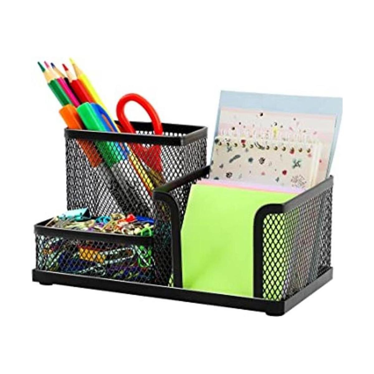 MaxGear Organizador de escritorio de malla para