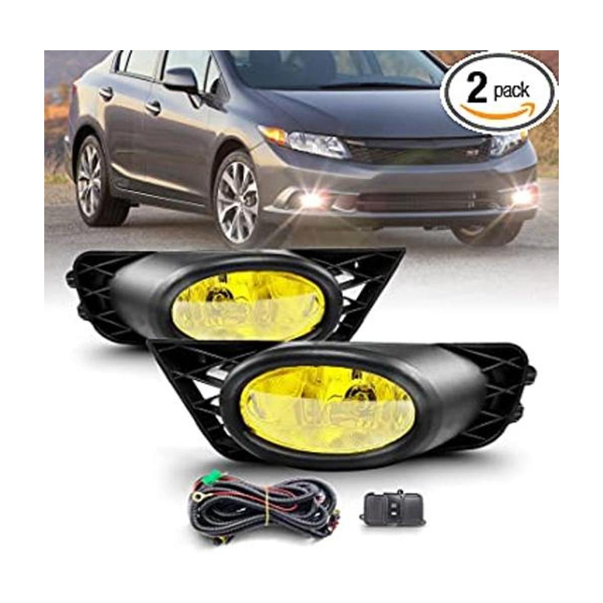 Shocklight Conjunto de luz antiniebla compatible con Honda