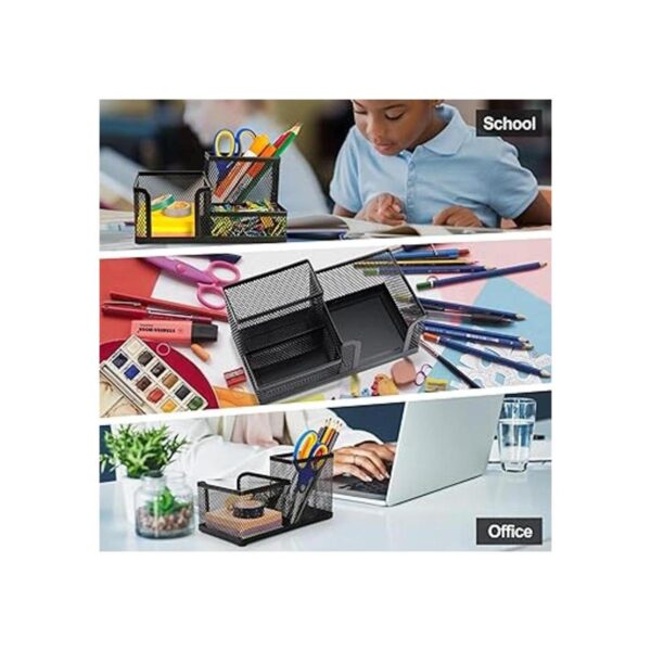 MaxGear Organizador de escritorio de malla para_5