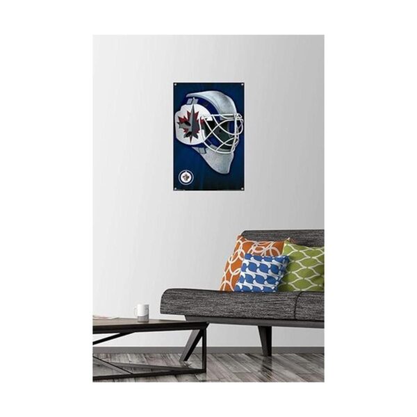NHL Winnipeg Jets Máscara de 16 carteles de pared con_2
