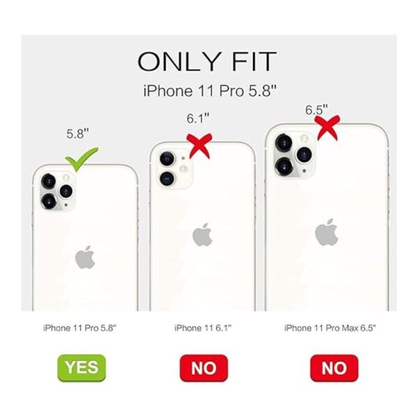 BENTOBEN Funda compatible con iPhone 11 Pro con soporte de_2
