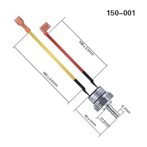 Air Pressure Switch 150 PSI Pressure Switch 120 PSI