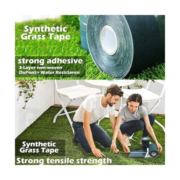 LMHOME Cinta de césped artificial para césped cinta de