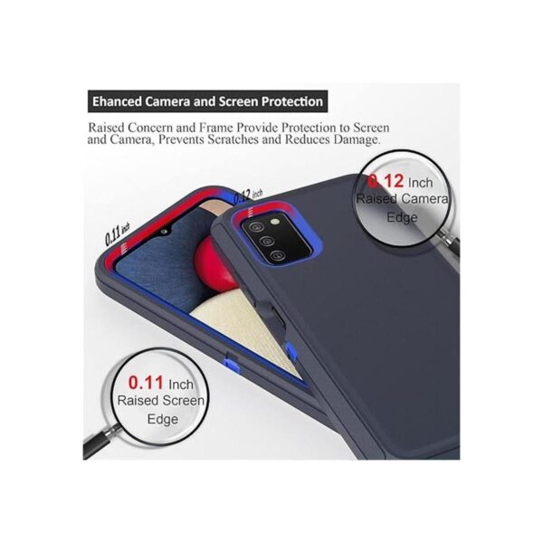 Funda compatible con Samsung Galaxy A02s con protectores_3
