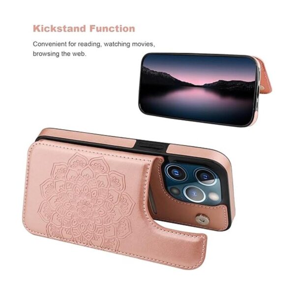 Vaburs Funda compatible con iPhone 13 Pro con soporte para_4