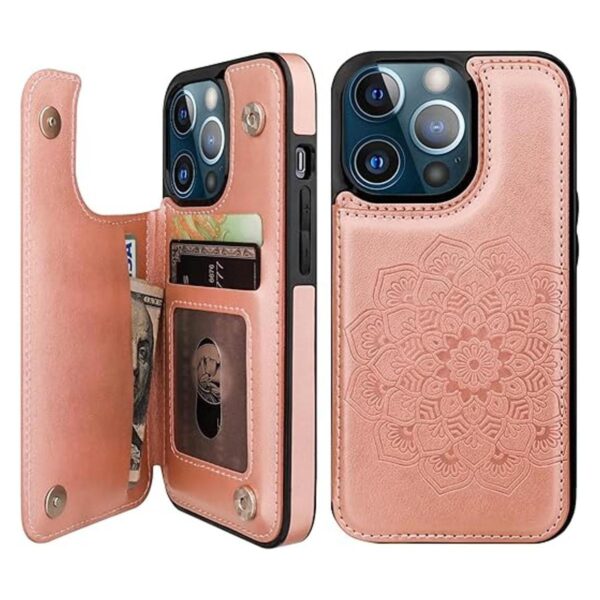 Vaburs Funda compatible con iPhone 13 Pro con soporte para_1