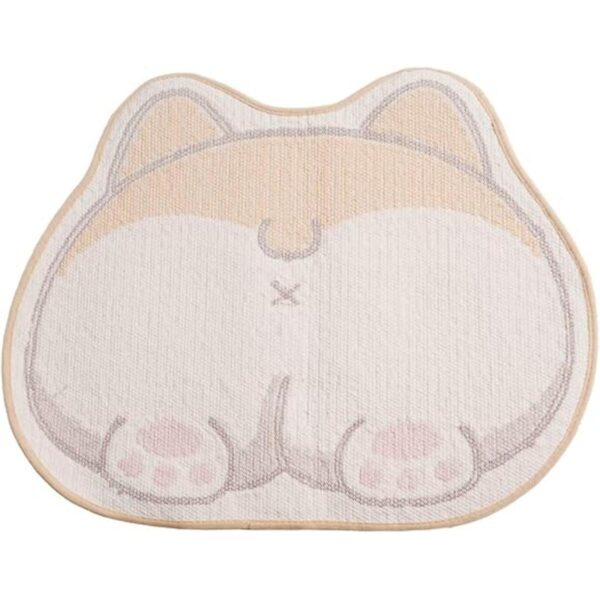 Corgi Carton Alfombrilla de puerta esponjosa_3