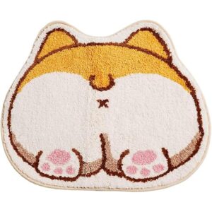 Corgi Carton Alfombrilla de puerta esponjosa_1