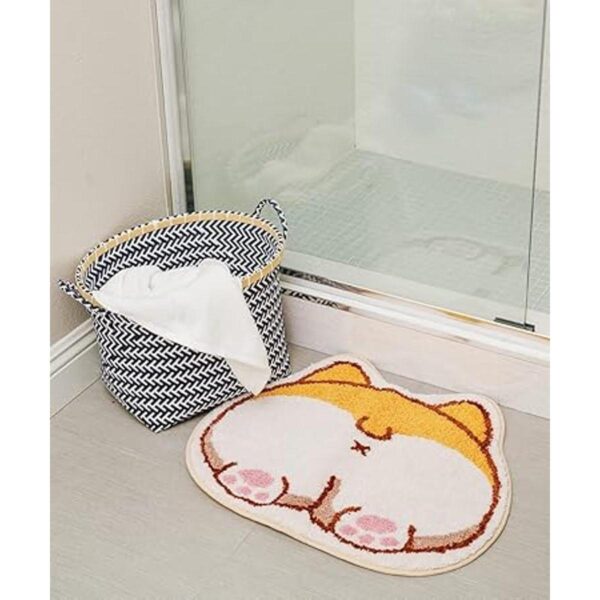 Corgi Carton Alfombrilla de puerta esponjosa_2