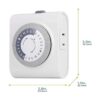 Philips 24Hour Indoor Plugin Mechanical Timer 2 Polarized_3