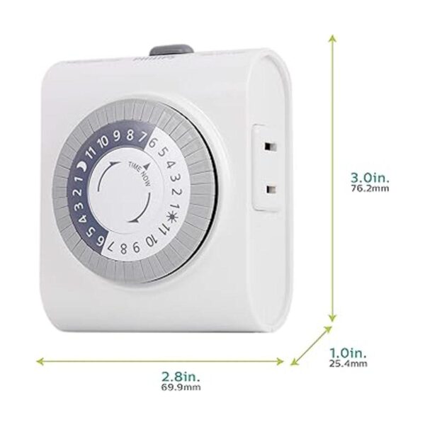 Philips 24Hour Indoor Plugin Mechanical Timer 2 Polarized_3