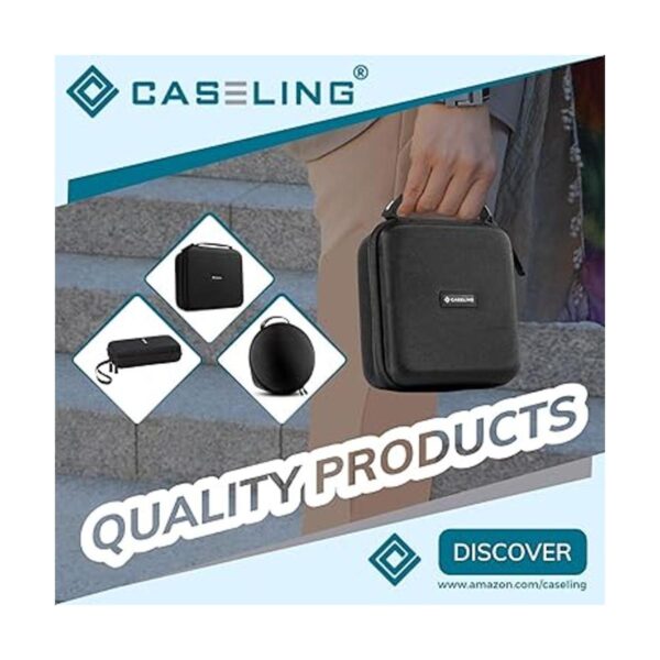 Caseling Funda rígida compatible con el protector auditivo