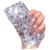 LCHDA Funda con diamantes de imitación transparentes para_1
