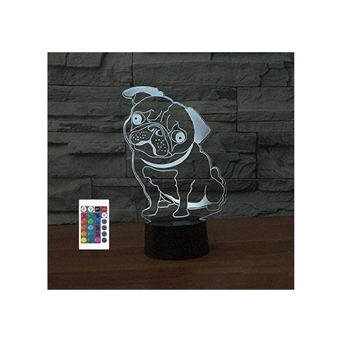 SUPERIORVZND 3D Luz nocturna con diseño de animales de