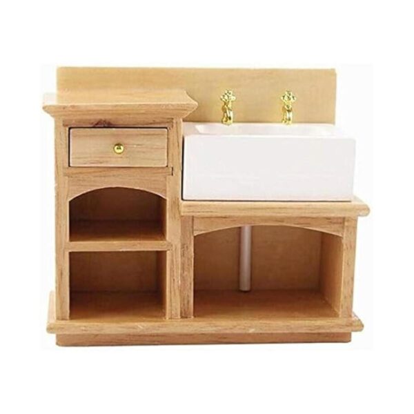 EatingBiting Doll House Baño Cocina Decoración Fregadero_2