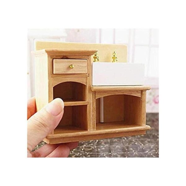 EatingBiting Doll House Baño Cocina Decoración Fregadero_1