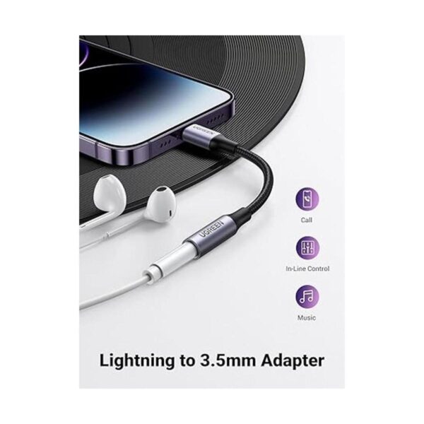 UGREEN Adaptador Lightning a 0.138 in adaptador de_2