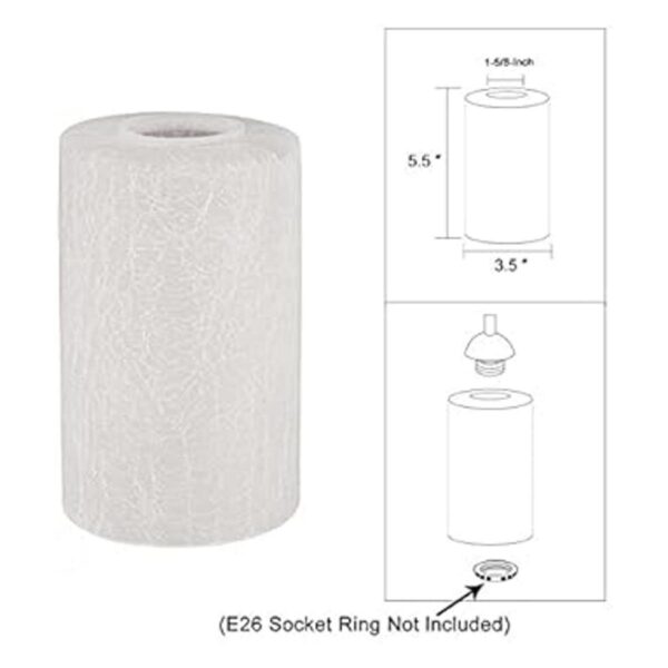 Anmire G0074 Paquete de 3 pantallas de vidrio esmerilado