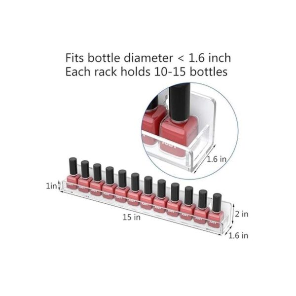 Repisas de pared NIUBEE acrílicas para esmaltes de uñas_3