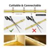 PAUTIX Tira de luces LED COB IP65 de 20 pies20.0 ft luz_3