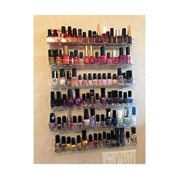Repisas de pared NIUBEE acrílicas para esmaltes de uñas_5