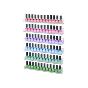 Repisas de pared NIUBEE acrílicas para esmaltes de uñas_1