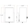 Design House 501130 Lámpara de pared color blanco