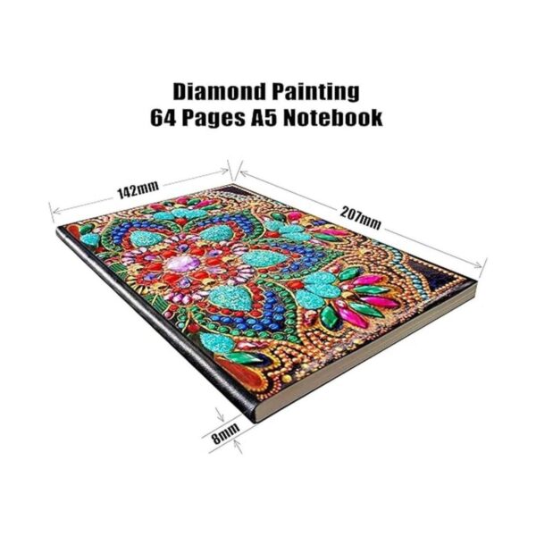 Paquete de 2 cuadernos de pintura de diamantes con diseño