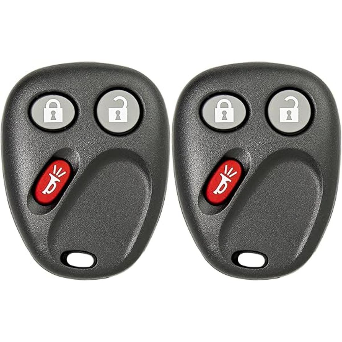 Juego de 2 llaves de repuesto para llave de coche sin