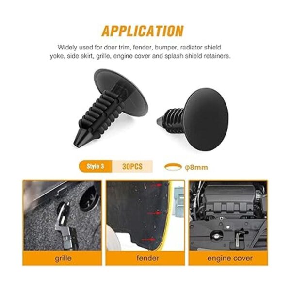 Clipsandfasteners Inc Ganchos 68039280AA para moldura de_6